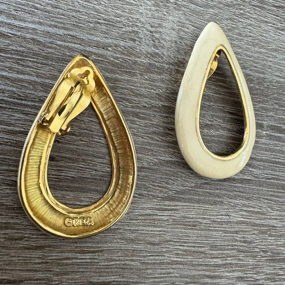 Vintage drop earrings A1155